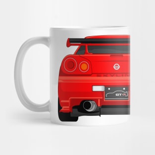 GTR R34 RED Mug